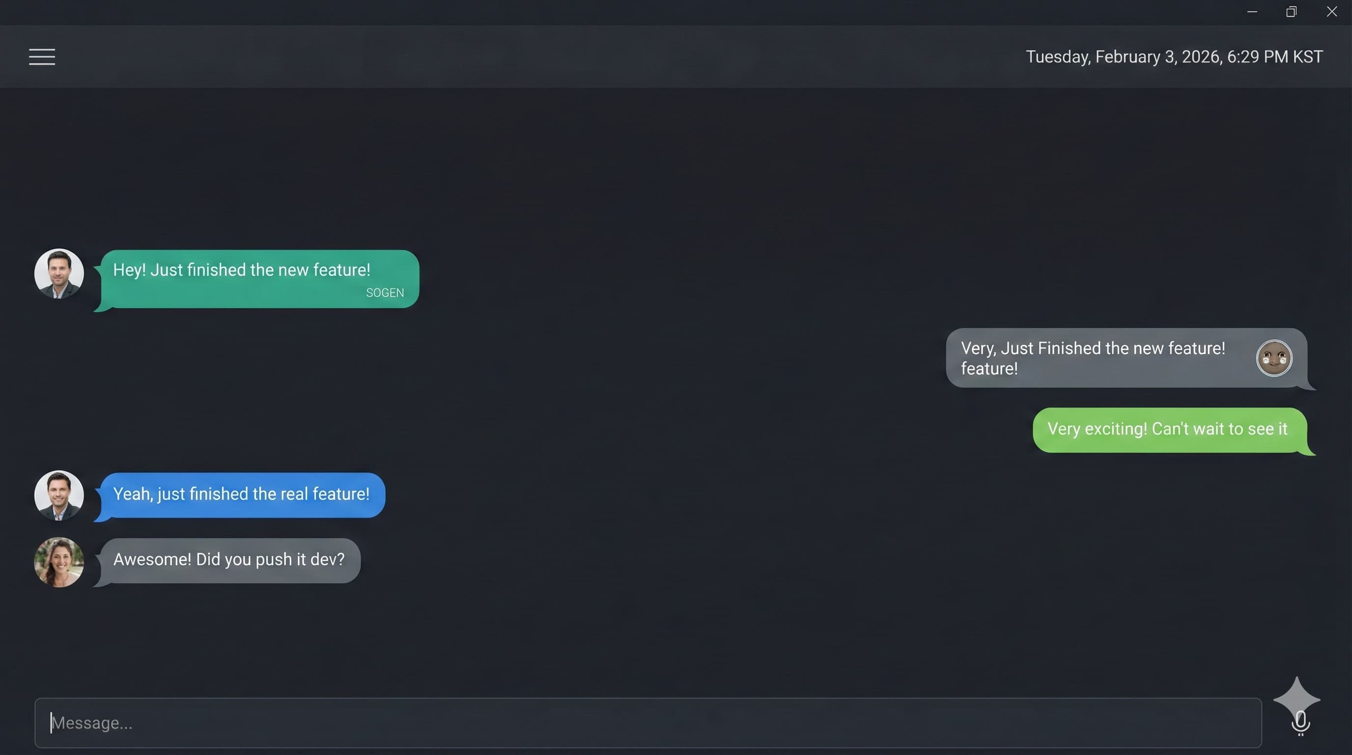 실시간 채팅 서비스